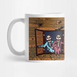 Halloween Ghost Haunted House Mug